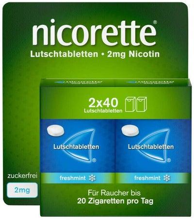 Nicorette Freshmint 2 mg 80 Lutschtabletten
