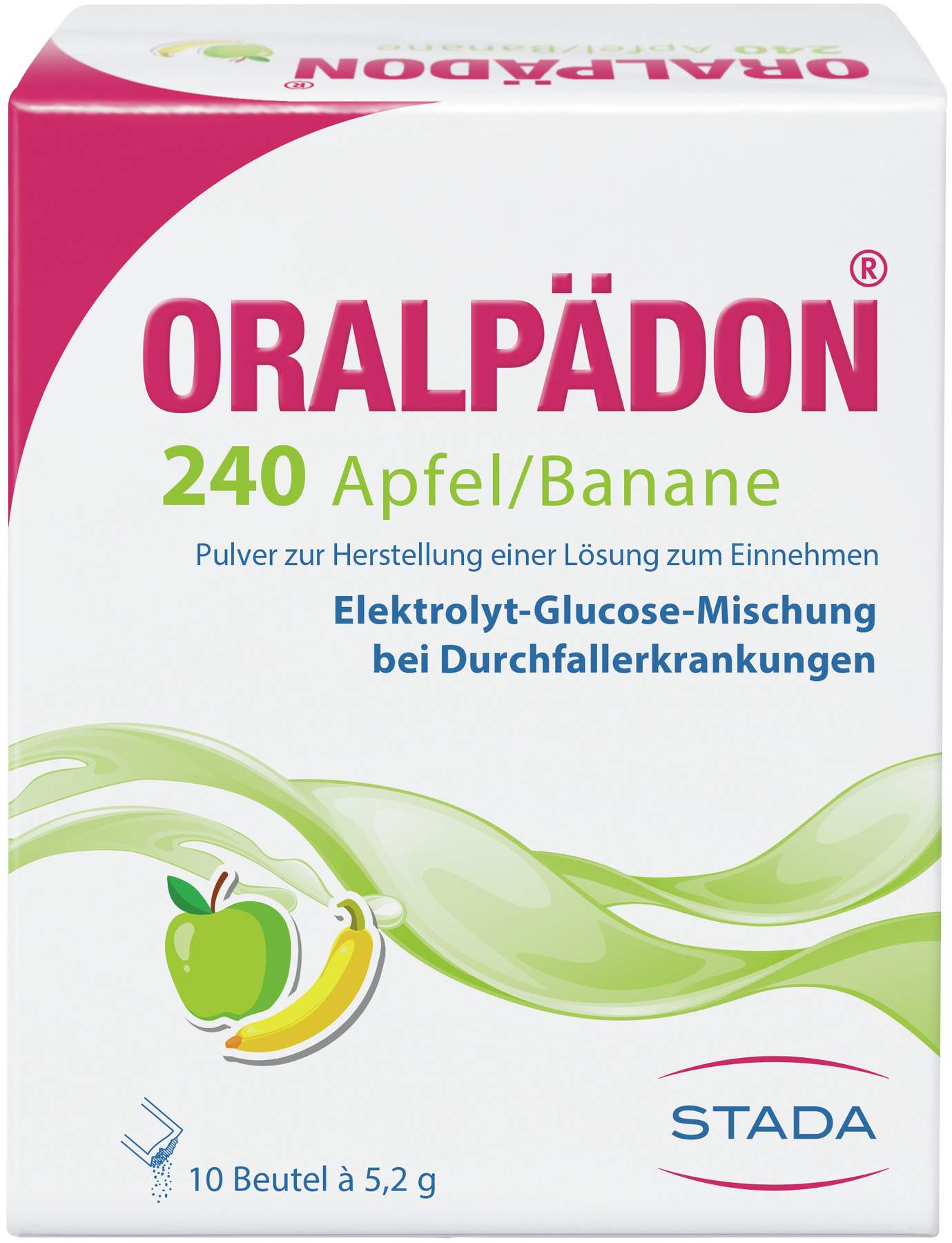 Oralpädon 240 Apfel, Banane 10 Beutel