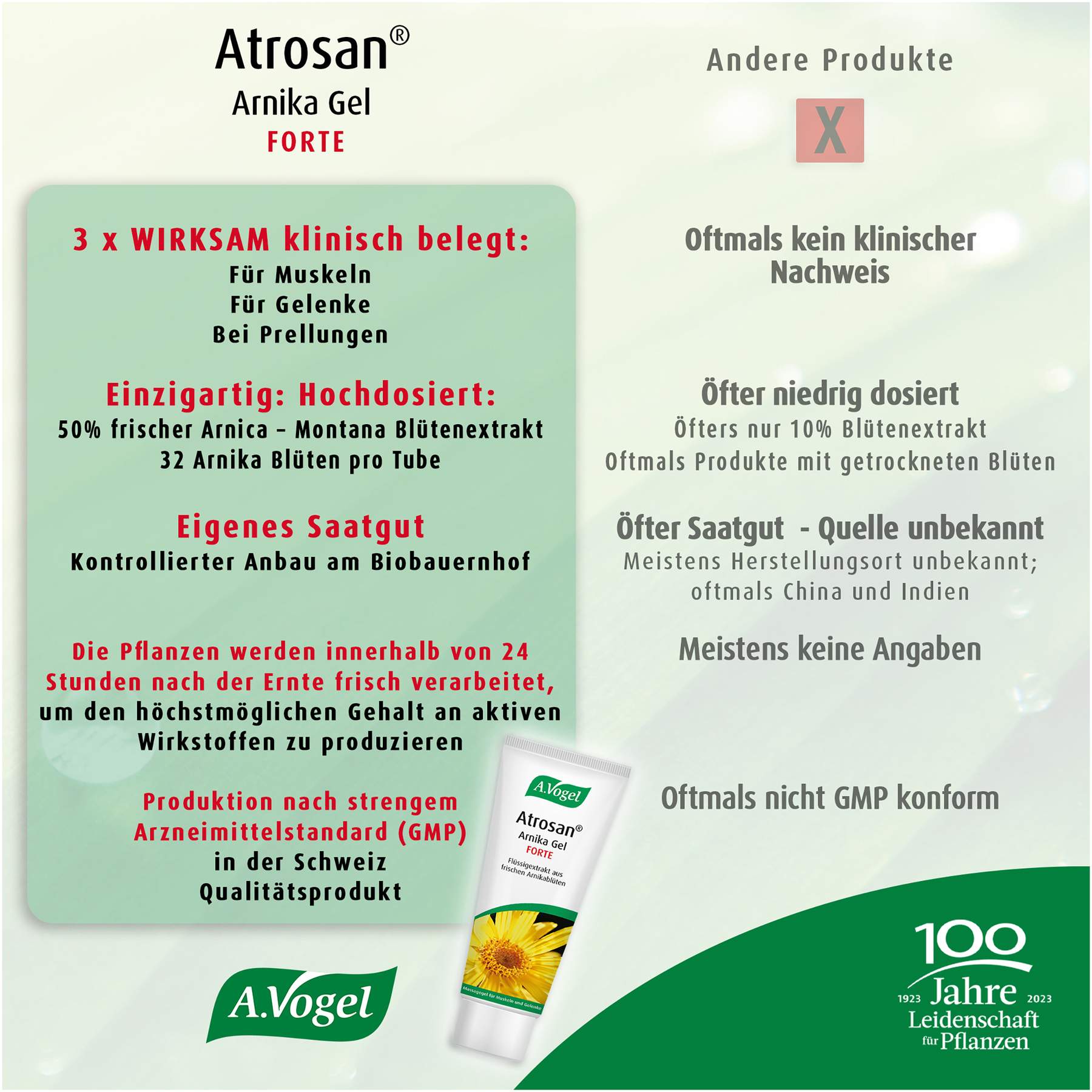 A.Vogel Atrosan Arnika Forte Gel 100 ml