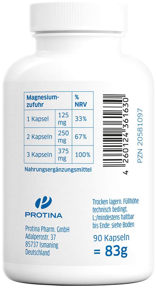 Magnesium Diasporal Citrat pure 90 Kapseln