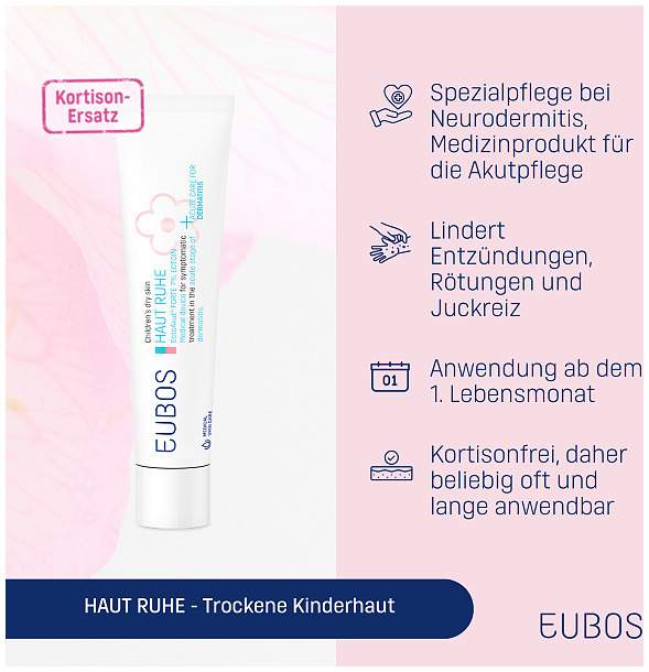 Eubos Kinder Haut Ruhe Ectoakut Forte 7 % Ectoin 30 ml Creme