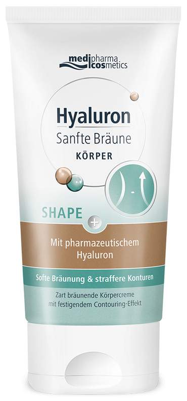 medipharma cosmetics Hyaluron Sanfte Bräune Shape Körperpflege 150 ml Creme