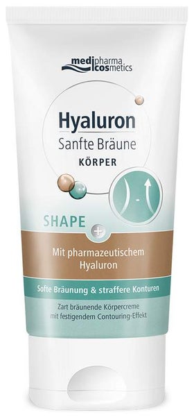medipharma cosmetics Hyaluron Sanfte Bräune Shape Körperpflege 150 ml Creme