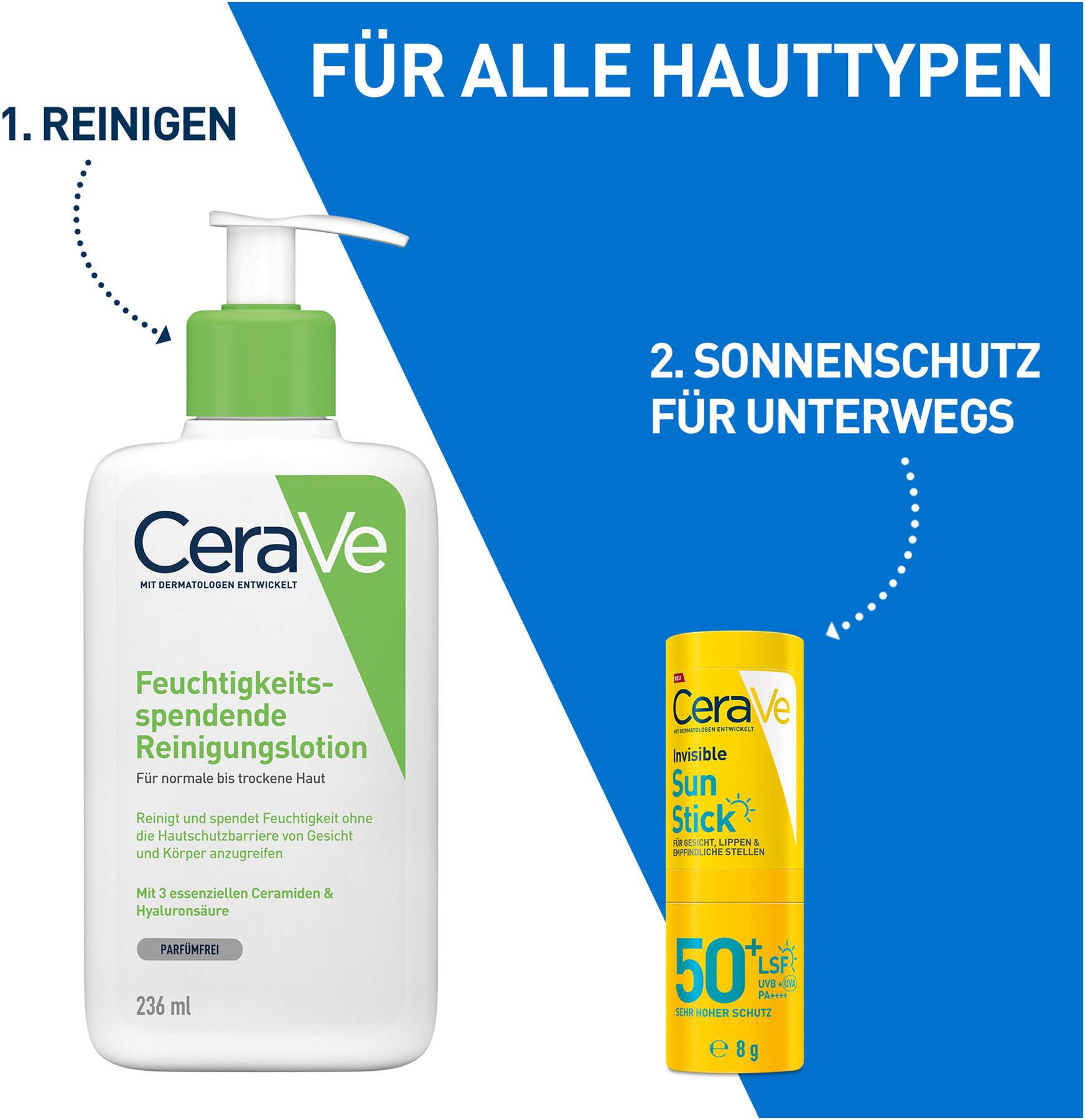 CeraVe Invisible Sun Stick SPF 50+ 8 g