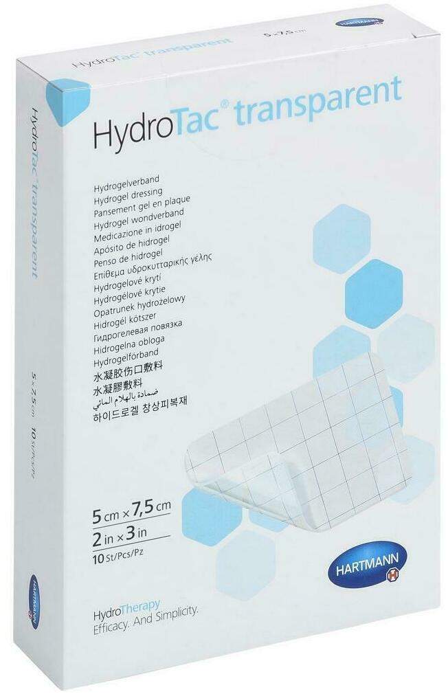 Hydrotac Transparent Hydrogelverb.5x7,5 cm