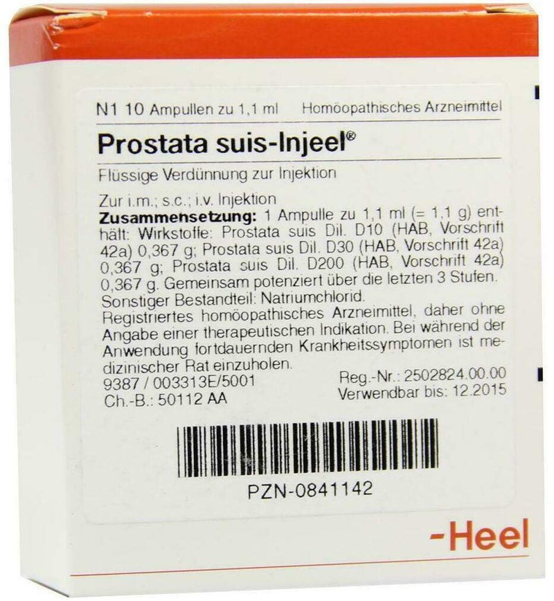 Prostata Suis Injeele