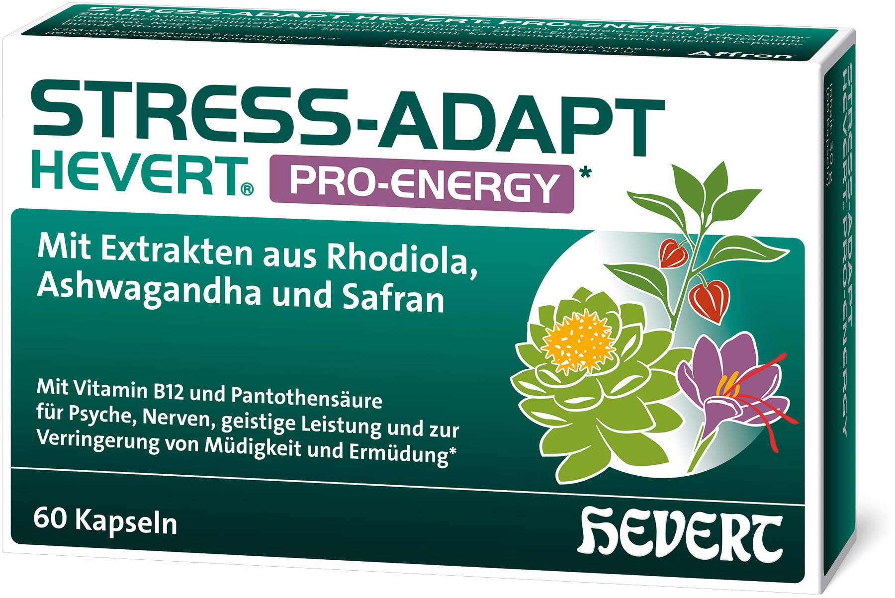 Stress-Adapt Hevert Pro-Energy Kapseln 60 Stück