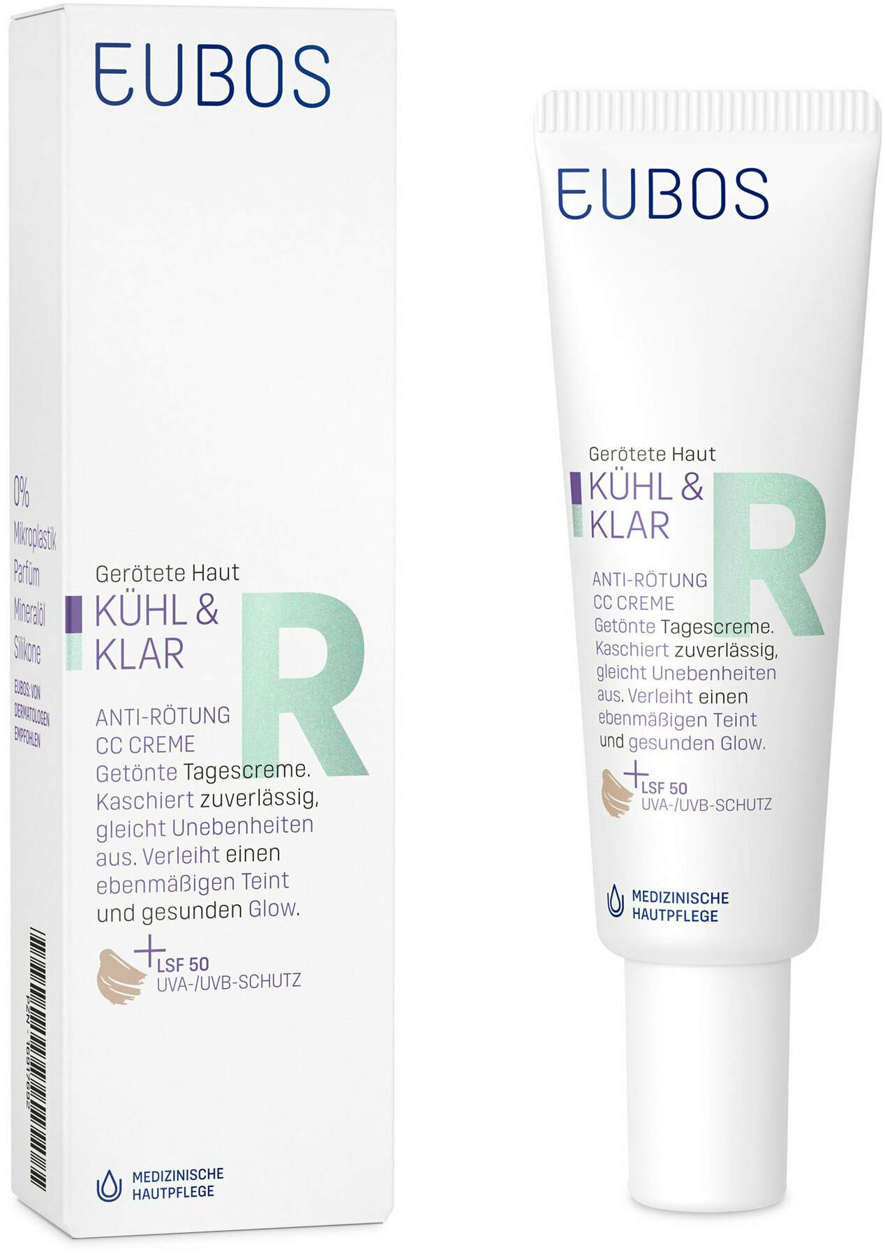 Eubos Kühl & Klar Anti-Rötung CC Creme LSF 50 30 ml