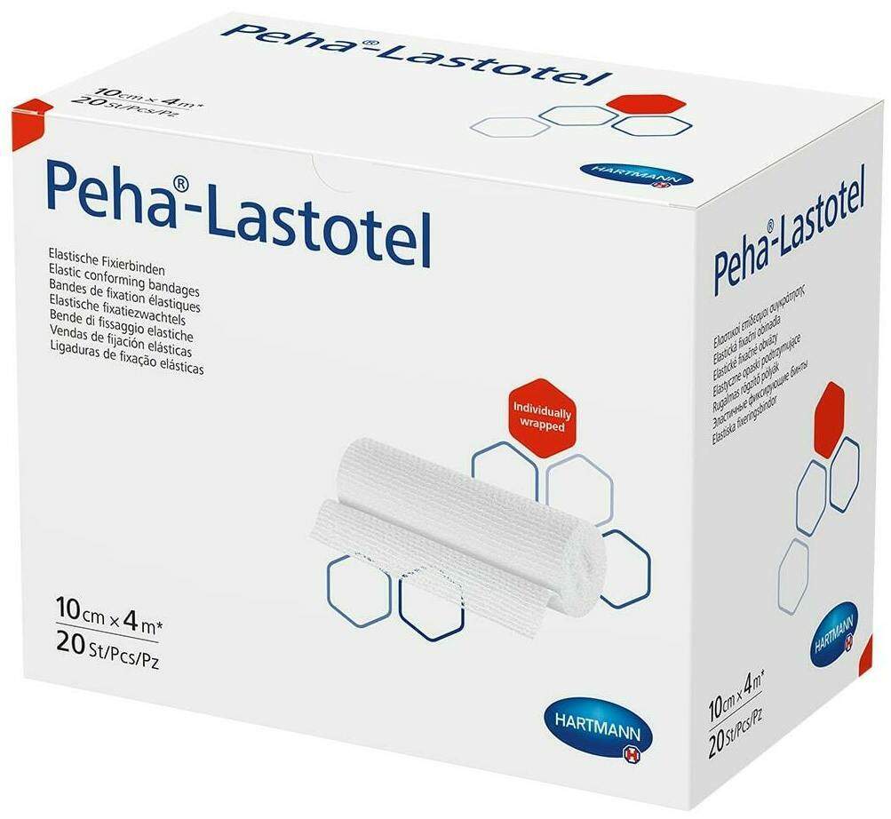 Peha Lastotel Fixierbinde 10 cm X 4 M 1 Binde