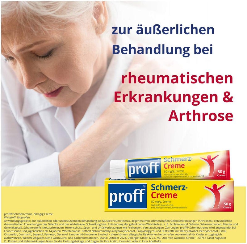 Proff Schmerzcreme 5% 50 g
