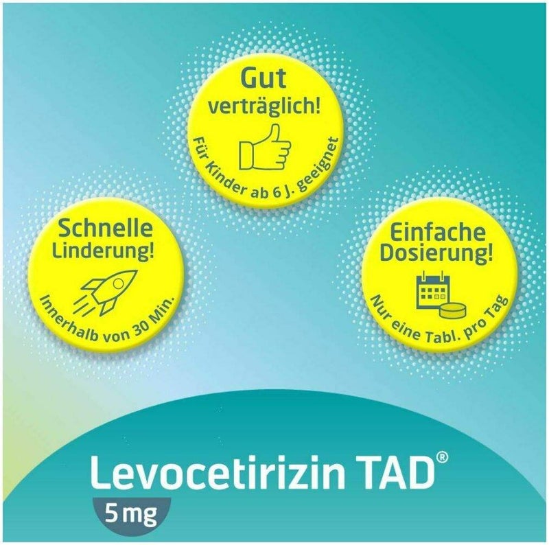 Levocetirizin Tad 5 mg 50 Filmtabletten