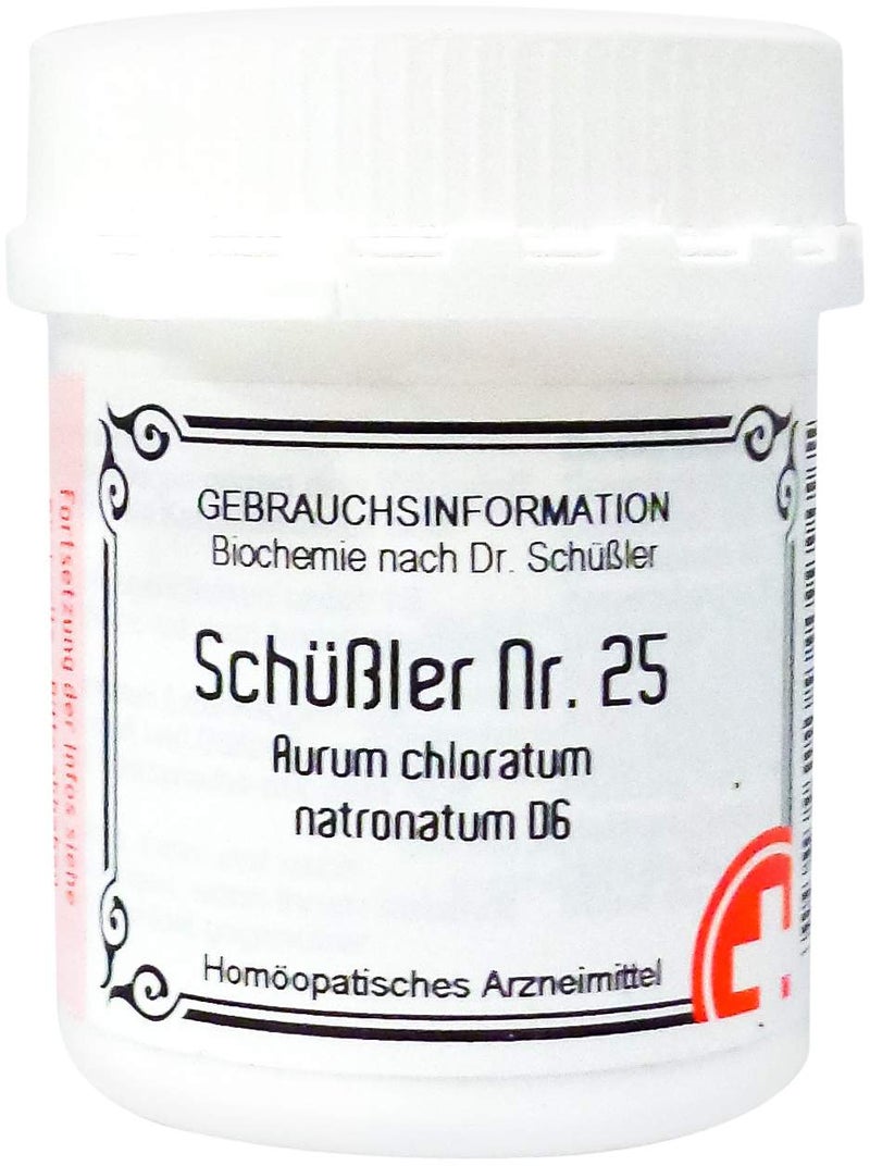 Schüssler Nr.25 Aurum Chloratum Natronat.D 6 400 Tabletten