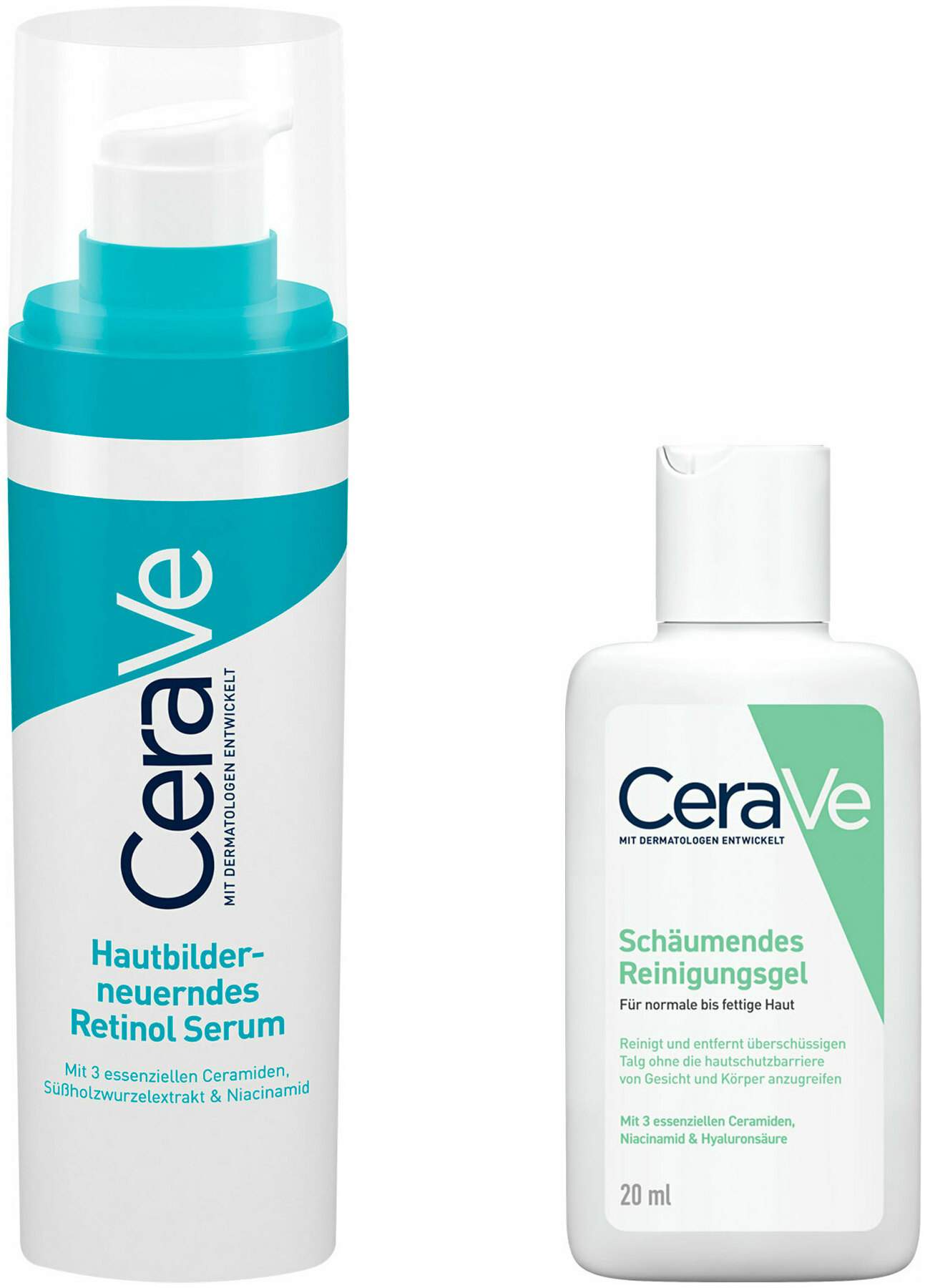 Cerave hautbilderneuerndes Retinol 30 ml + gratis schäumendes Reinigungsgel 20 ml
