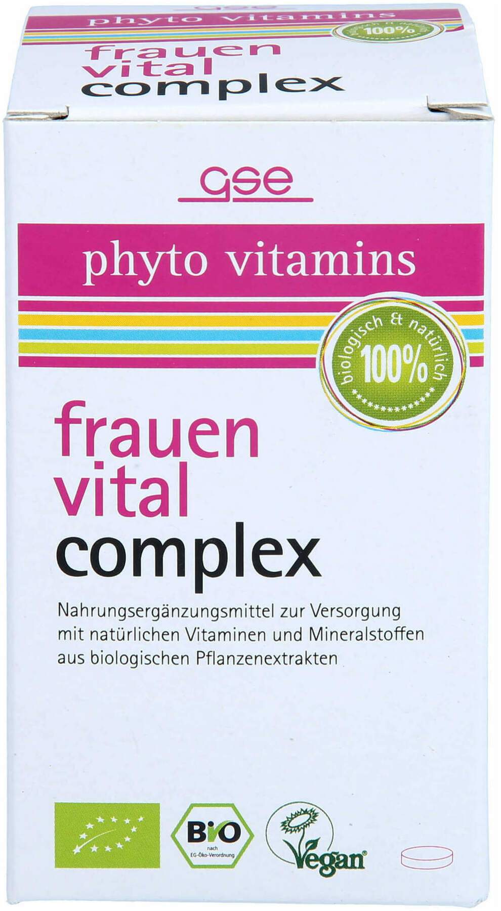 Gse Frauen Vital Complex Bio Tabletten 60 Stück