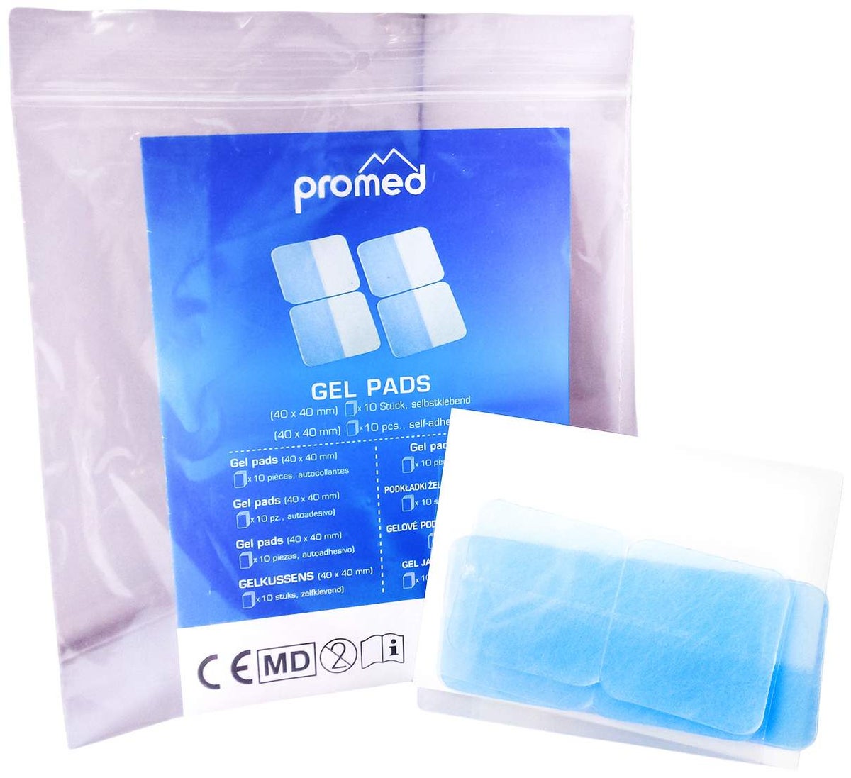 Gel Pads 40x40mm Selbstklebend