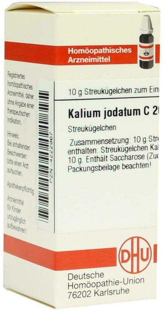 Dhu Kalium Jodatum C200 Globuli 10 G