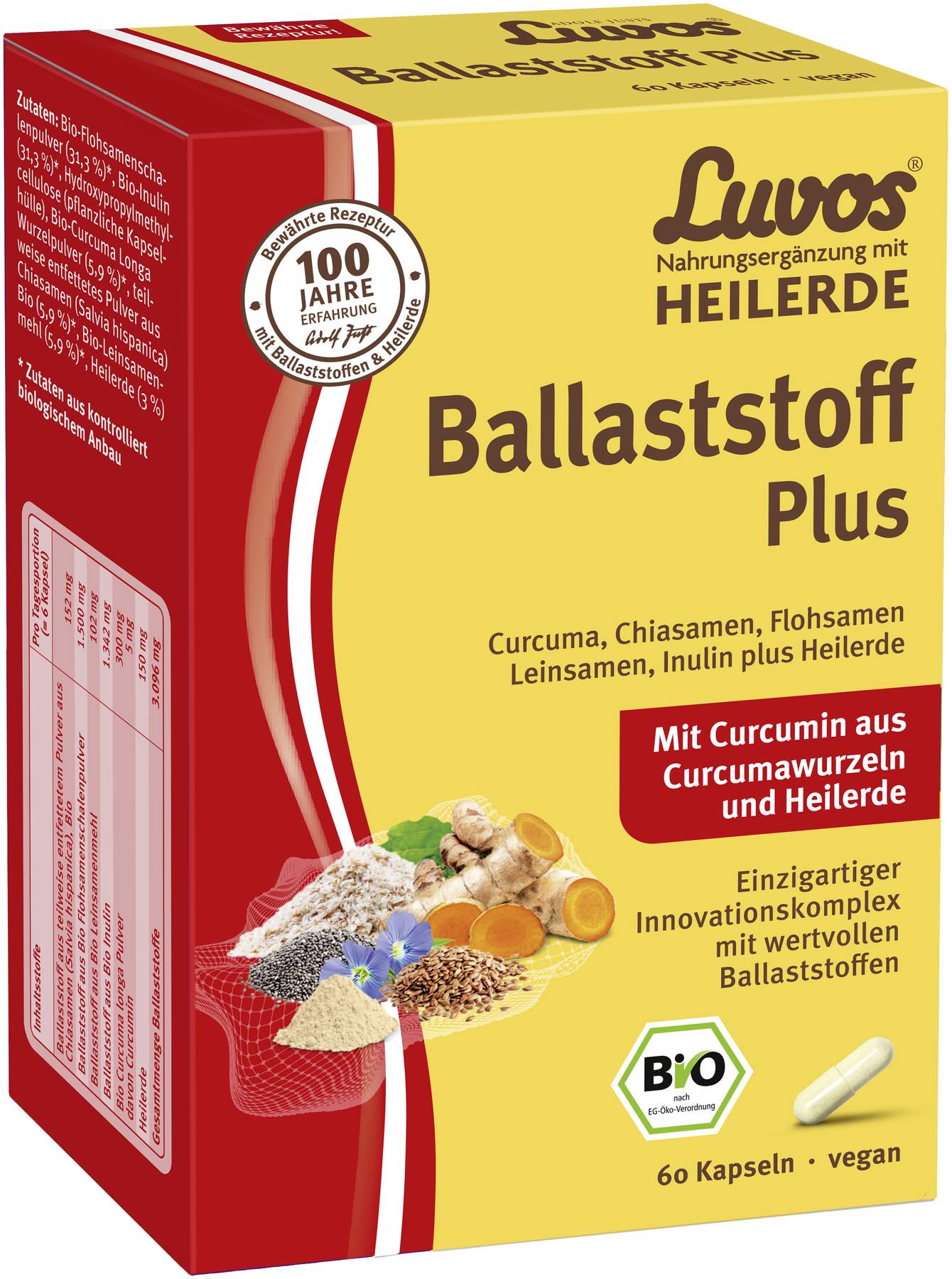 Luvos Heilerde Bio Ballaststoff Plus Kapseln