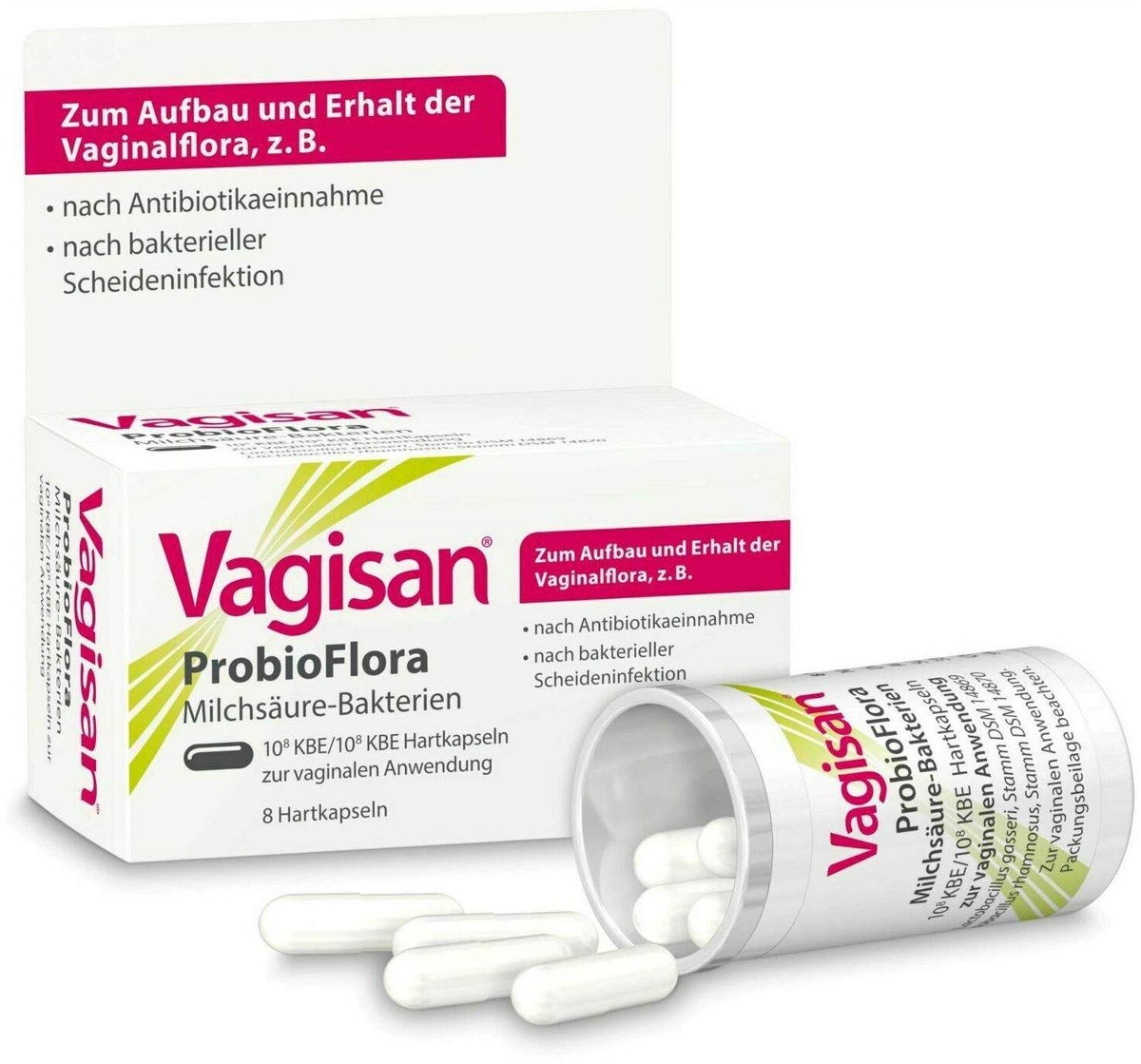 Vagisan ProbioFlora Milchsäure-Bakterien 8 Hartkapseln