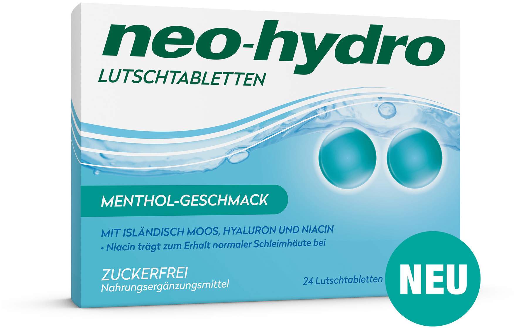 Neo-Hydro Lutschtabletten Menthol 24 Stück