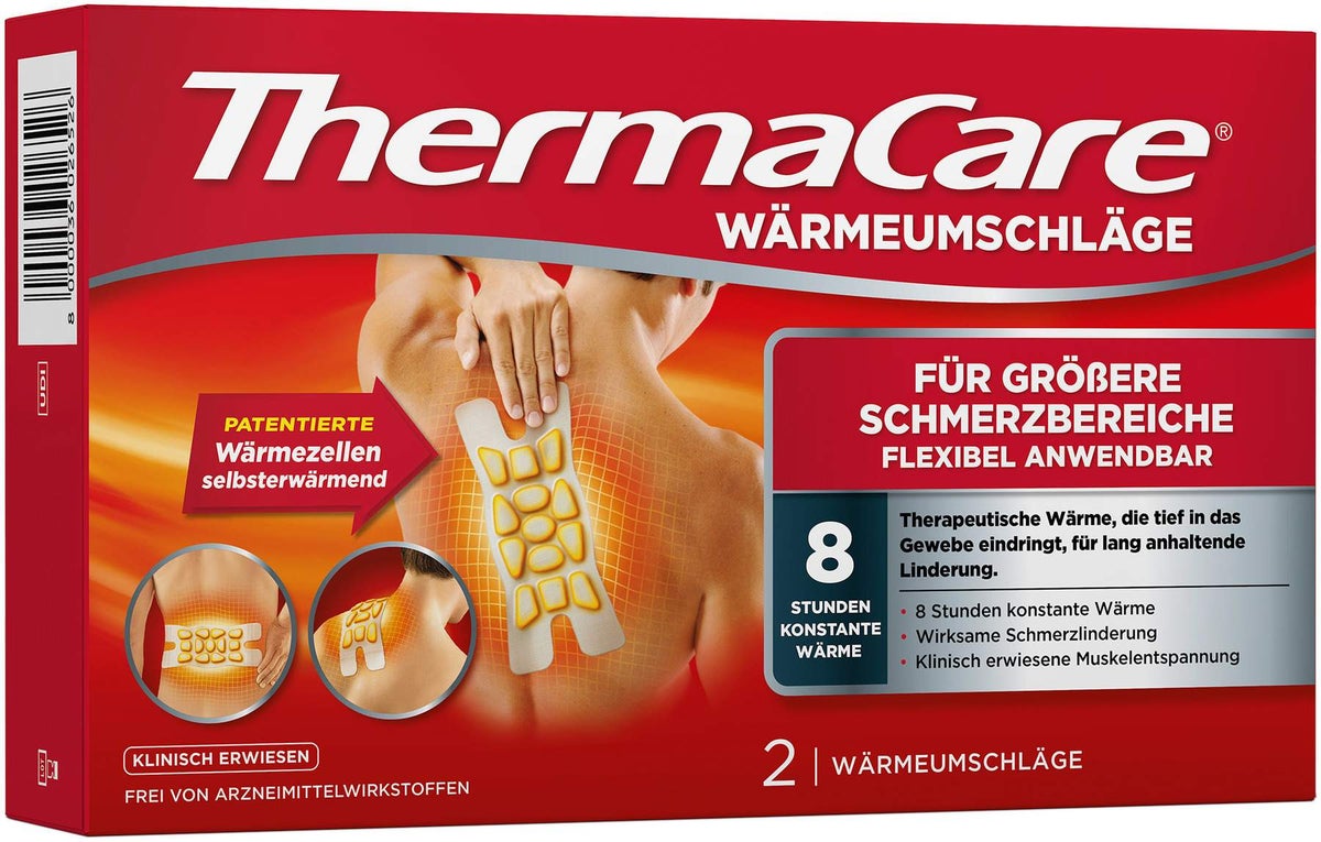 Thermacare für größere Schmerzbereiche 2 Stück
