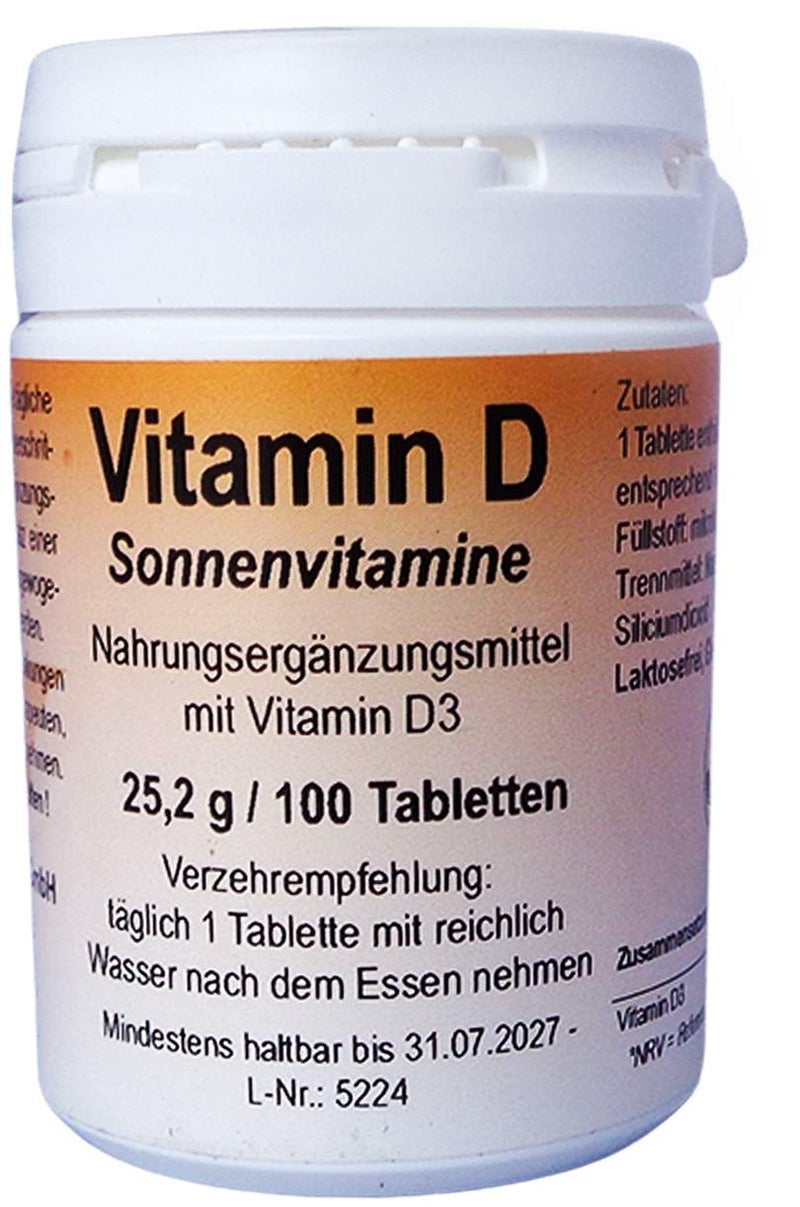 Vitamin D 1000 Sonnenvitamine Tabletten