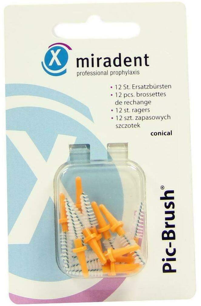 Pic Brush Interdentalbürsten Orange Konisch 12 Stück