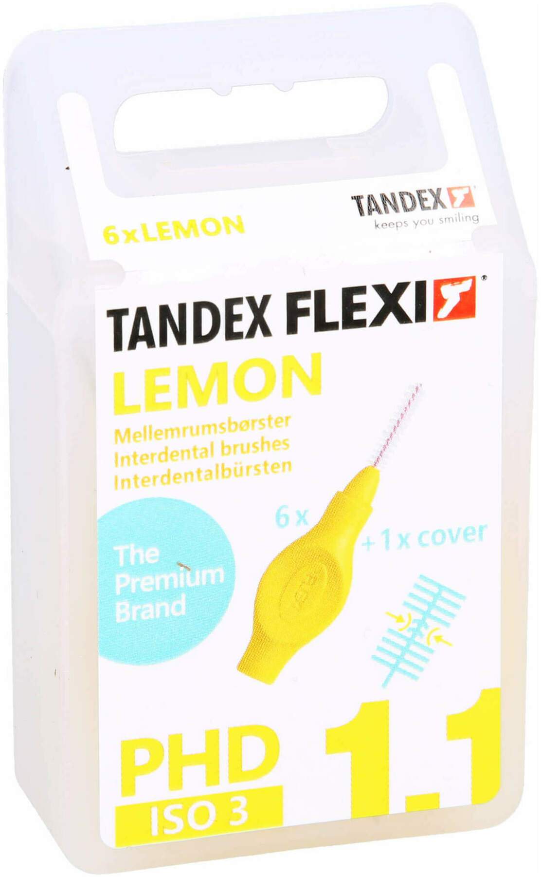 Tandex Flexi Interdentalb.Phd 1.1-Iso 3 Lemon 6 Stück
