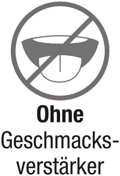 Ohne Geschmacksverstärker