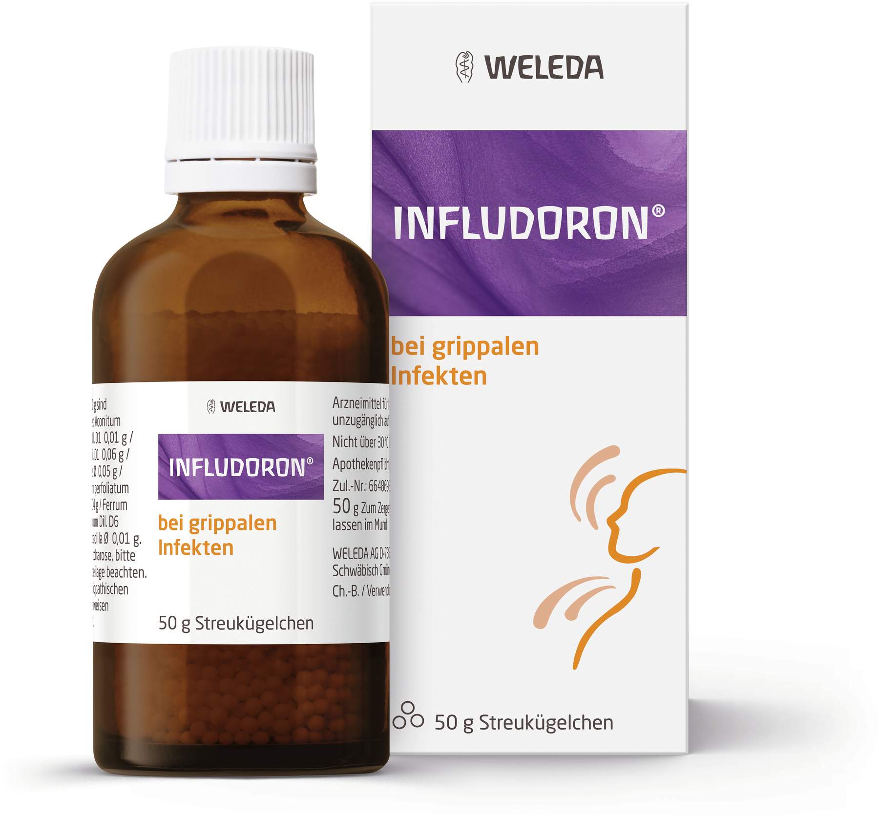 Weleda Infludoron Streukügelchen 50 g Globuli