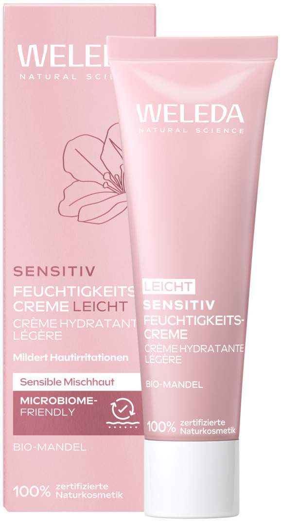 Weleda Sensitiv Feuchtigkeitscreme Leicht Mandel 30 ml