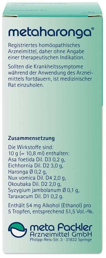 Metaharonga Tropfen 50 ml Mischung