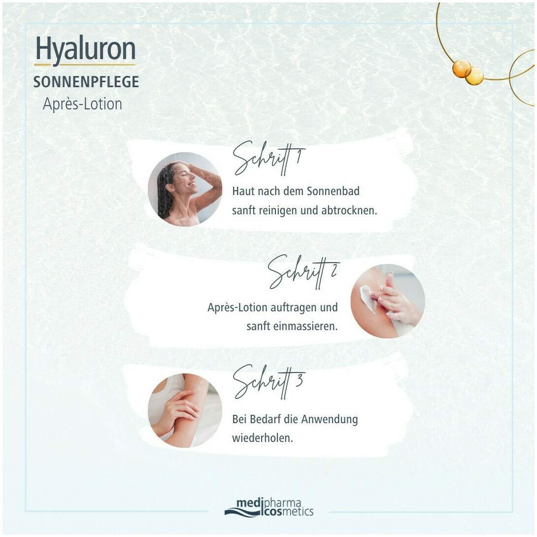 medipharma cosmetics Hyaluron Sonnenpflege 150 ml Aprés Lotion