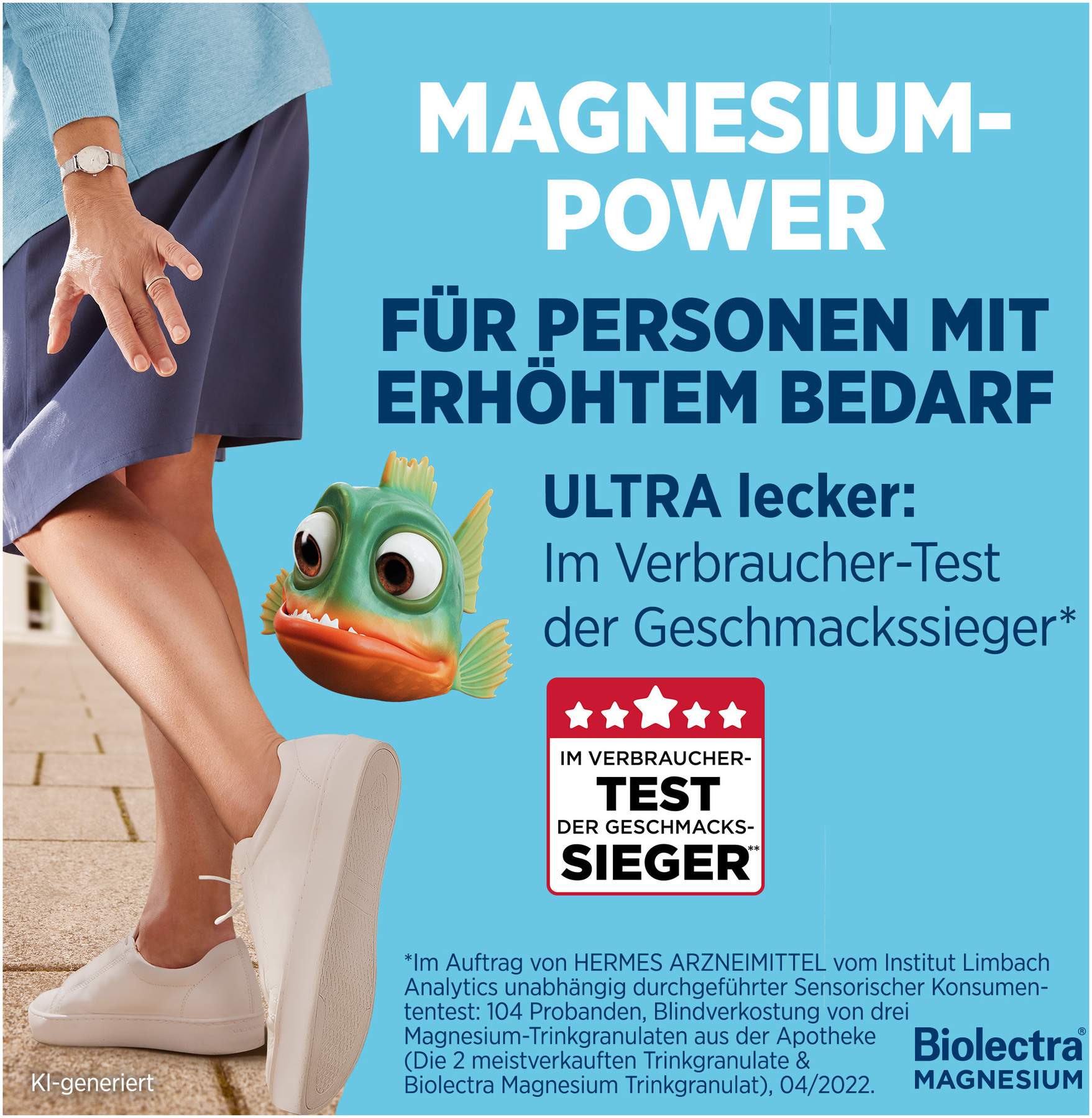 Biolectra Magnesium 400 mg ultra Trinkgranulat Orangengeschmack 40 Stück
