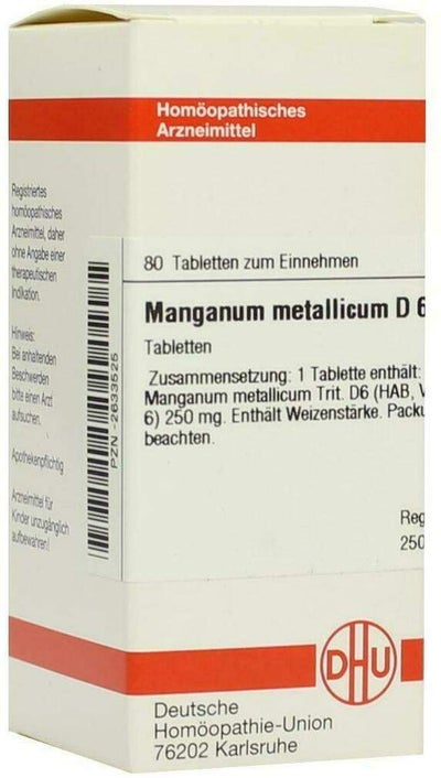 Dhu Manganum Metallicum D6 Tabletten