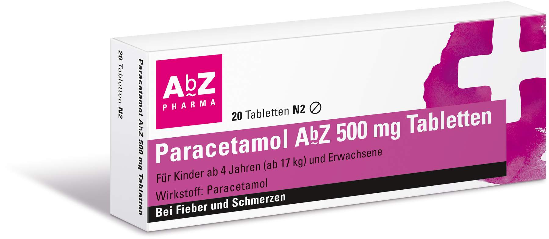 Paracetamol AbZ 500 mg 20 Tabletten