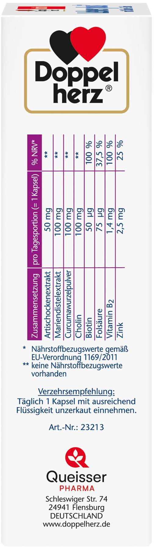 Doppelherz Aktiv Leber Plus 80 Kapseln