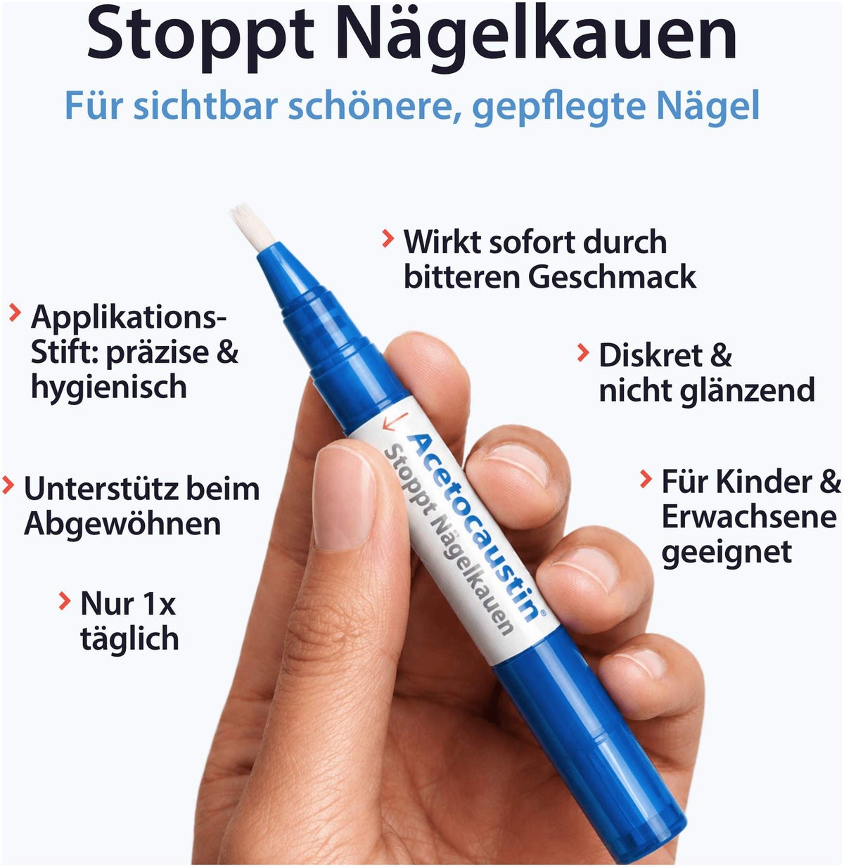 Acetocaustin Stift gegen Nägelkauen 3 ml