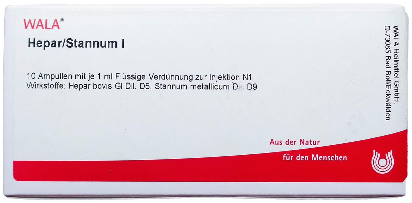 Wala Hepar Stannum I Ampullen 10 X 1 ml