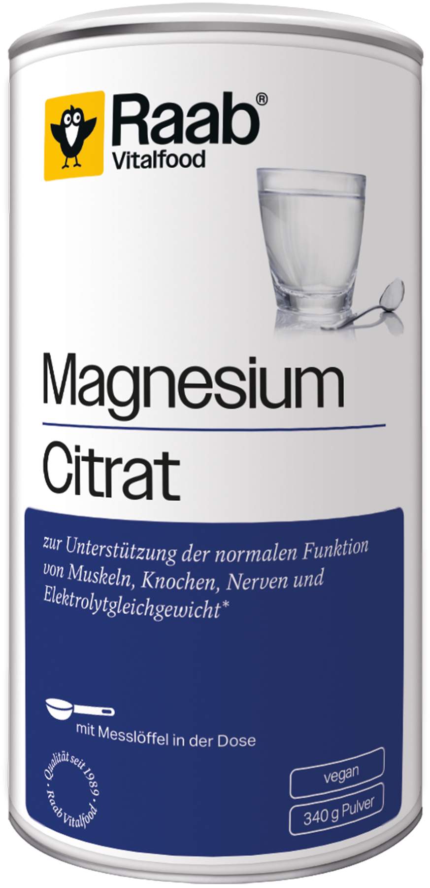 Raab Vitalfood  Magnesiumcitrat Pulver 340 g