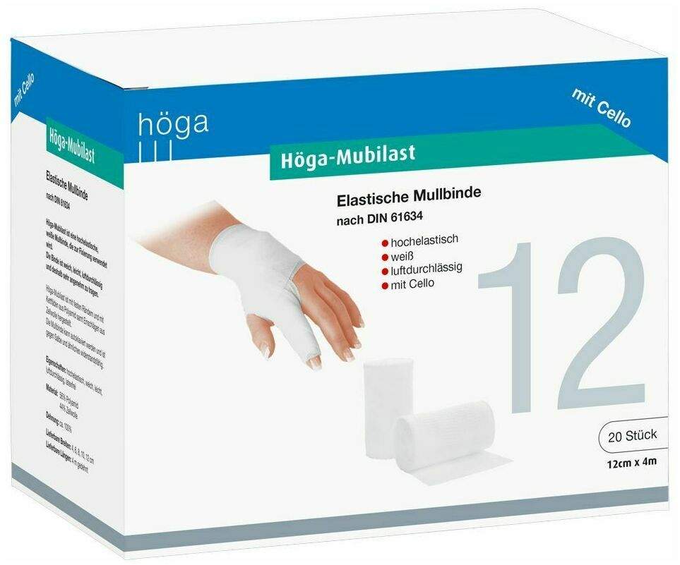 Höga Mubilast Fixierbinde 12cmx4m Mhan