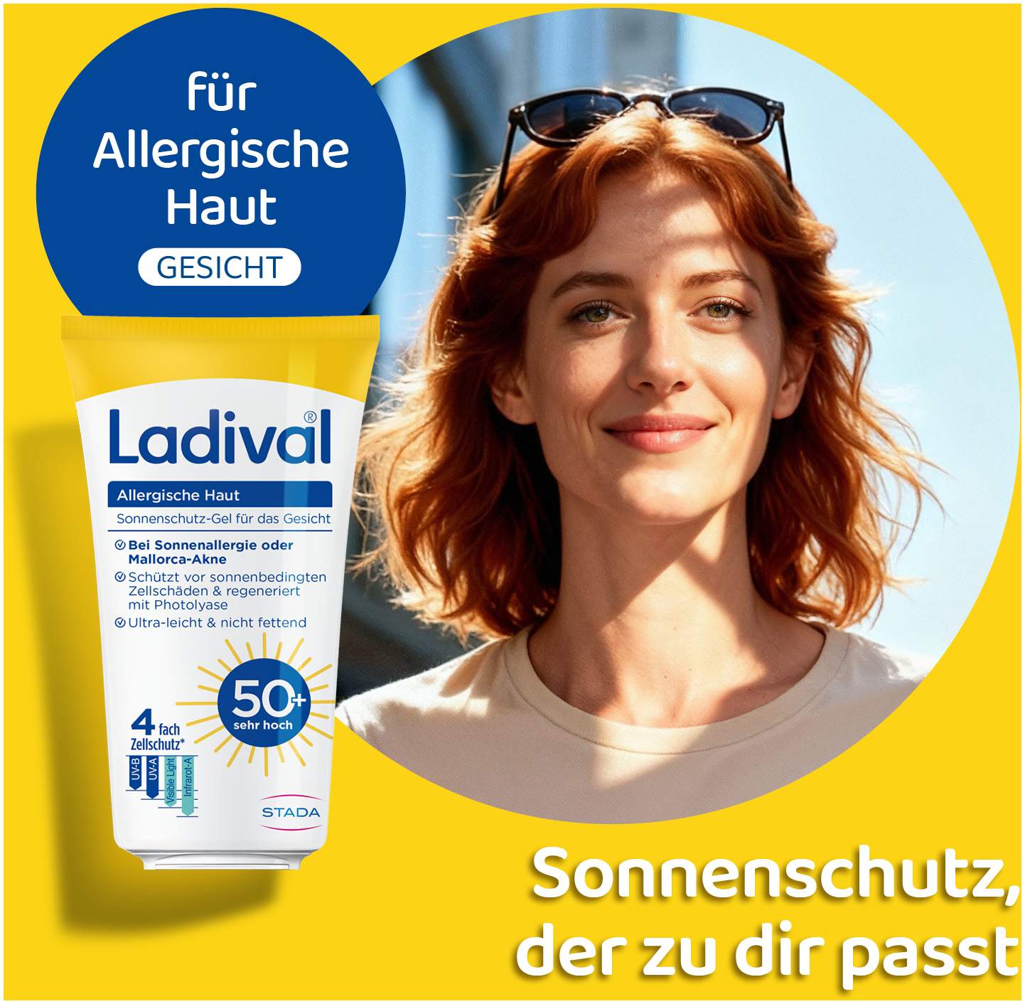 Ladival allergische Haut Sonnenschutz-Gel Gesicht LSF 50+ 50 ml