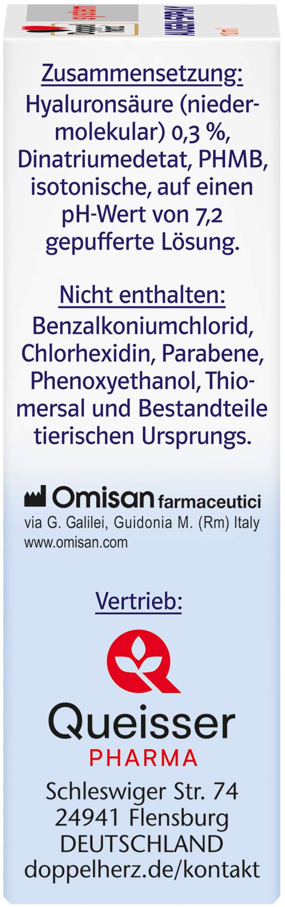 Doppelherz System Augenspray Hyaluron 0,3% 10 ml