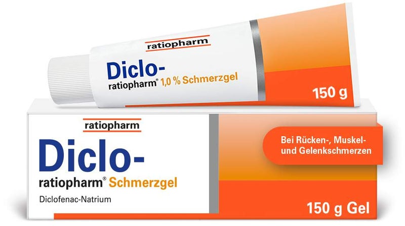 Diclo-ratiopharm Schmerzgel 150 g Gel