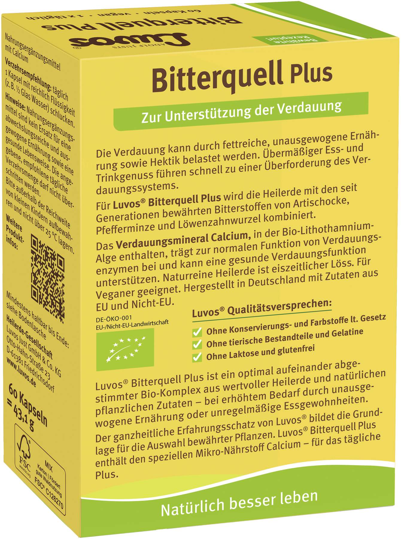 Luvos Heilerde Bio Bitterquell Plus Kapseln