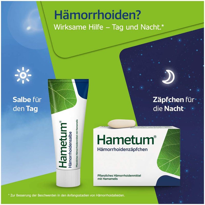 Hametum Hämorrhoidenzäpfchen 10 Stück