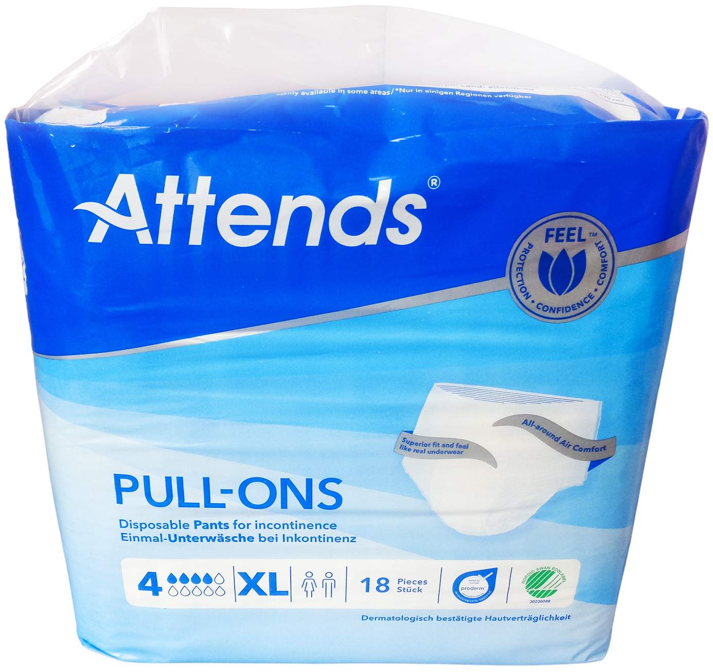 Attends Pull-Ons 4 Xl 18 Stück