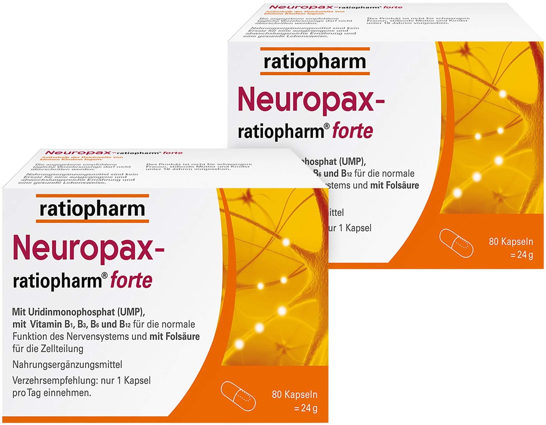 Neuropax-ratiopharm forte 2 x 80 Kapseln
