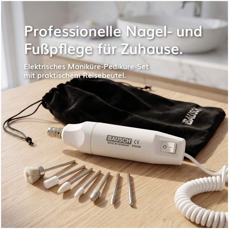 Elektrisches Maniküre-Pediküre-Set mit 7 Aufsätzen