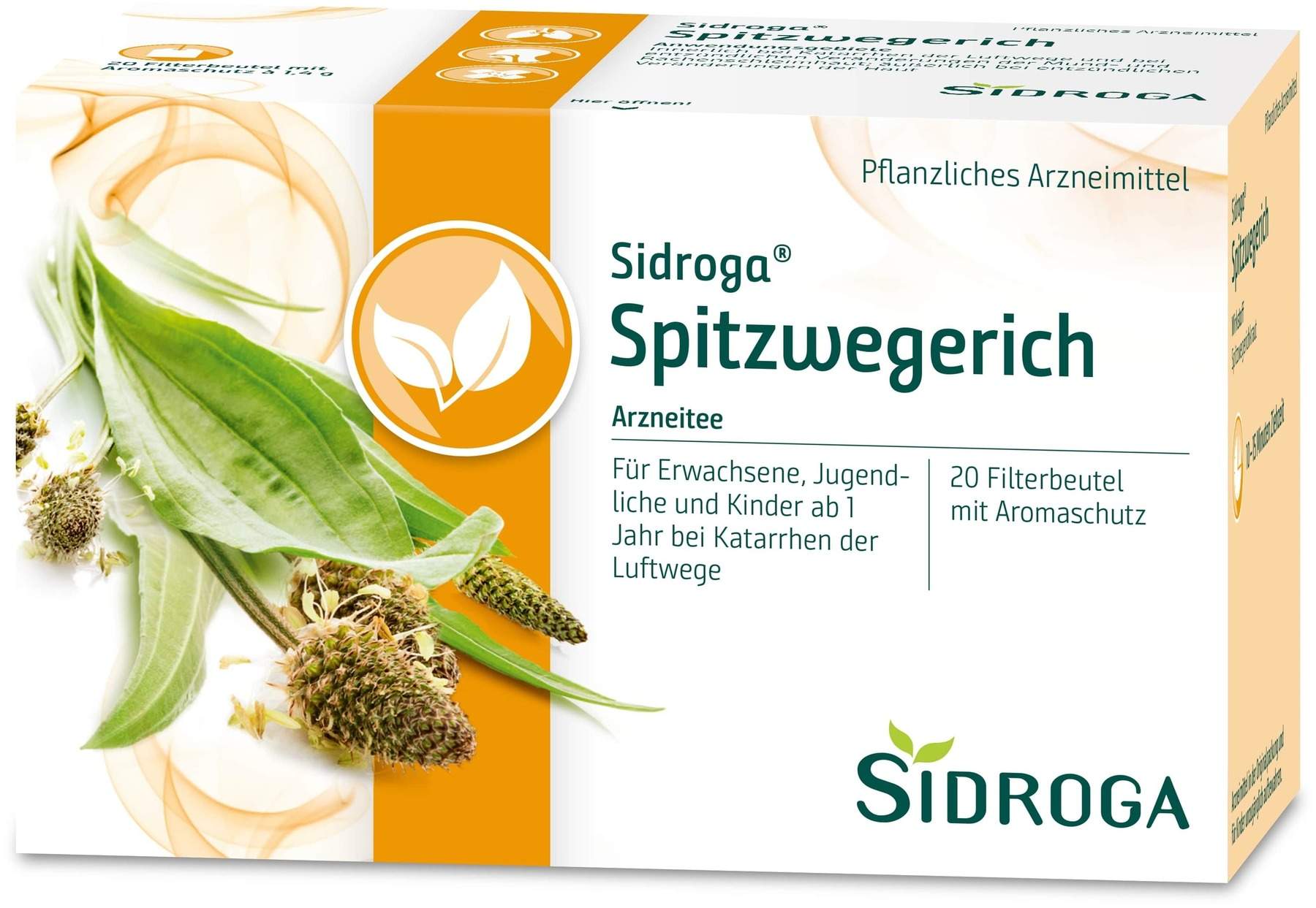 Sidroga Spitzwegerich 20 Filterbeutel
