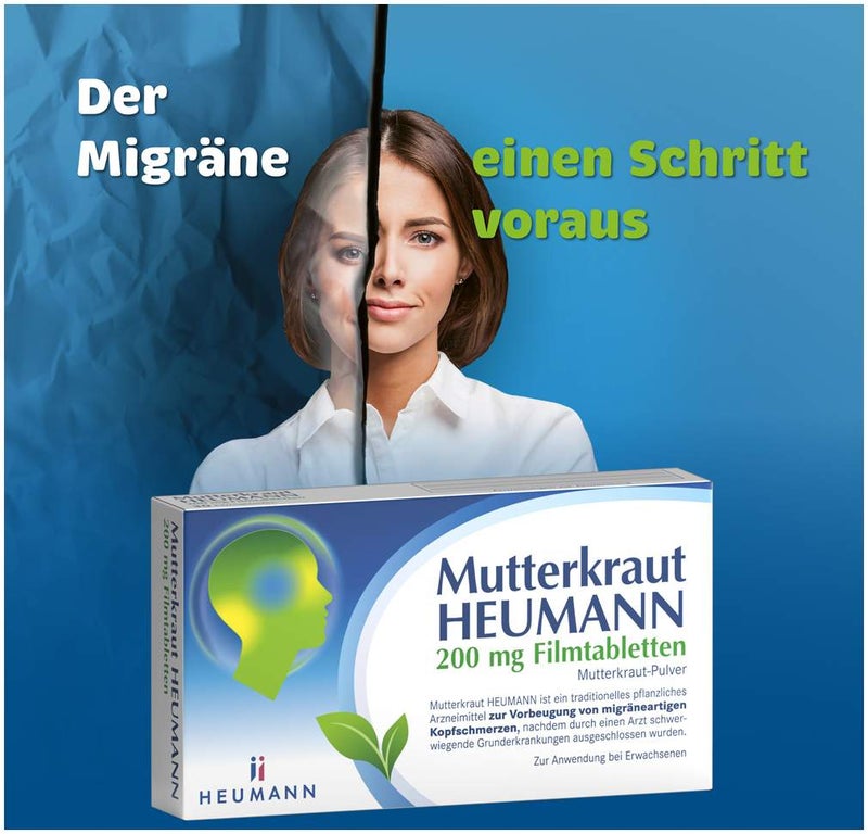 Mutterkraut Heumann 200 mg Filmtabletten 90 Stück